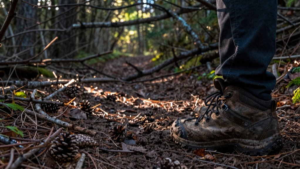 trail approach and exit