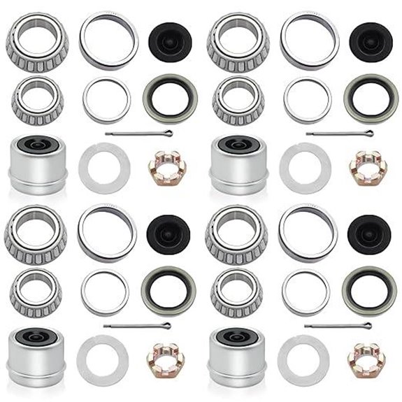 Trailer Wheel Bearing Kit with Seals and Caps