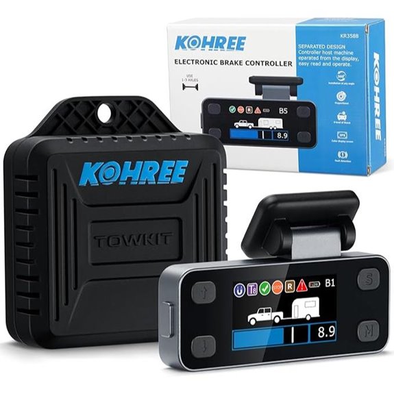 Kohree Trailer Brake Controller Kit with LCD Screen