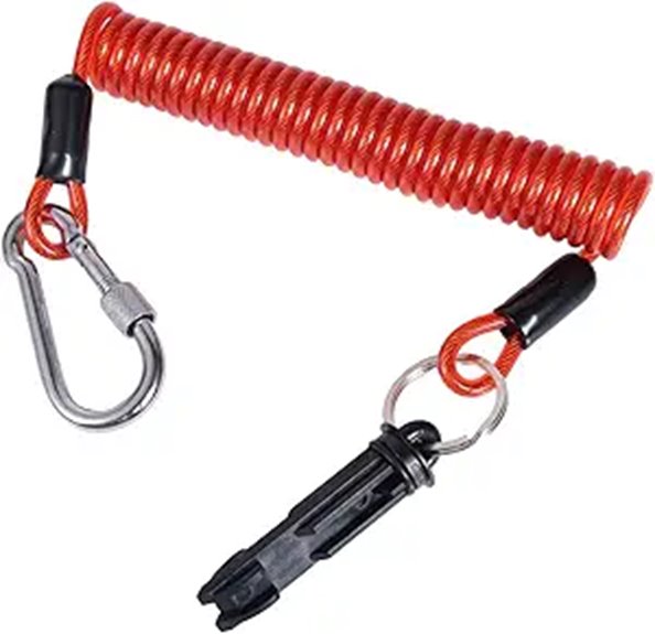 BOXOB Spring Breakaway Trailer Brake Safety Cable Kit