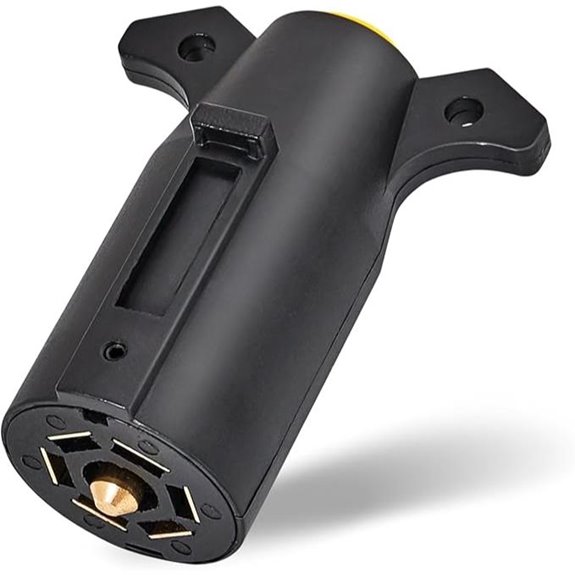 MECMO RV 7 Pin Trailer Wiring Connector