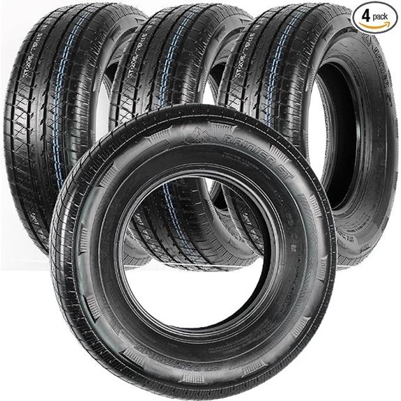 eCustomrim 4-Pack ST225/75R15 Trailer Tires