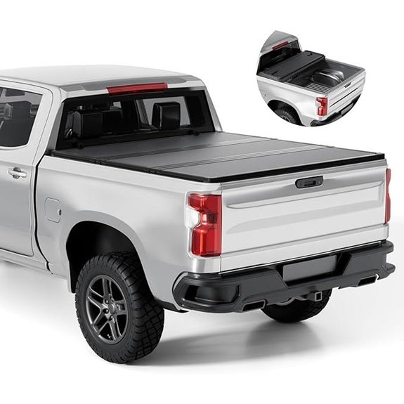 Tri-Fold FRP Truck Bed Cover for Chevy Silverado/GMC Sierra