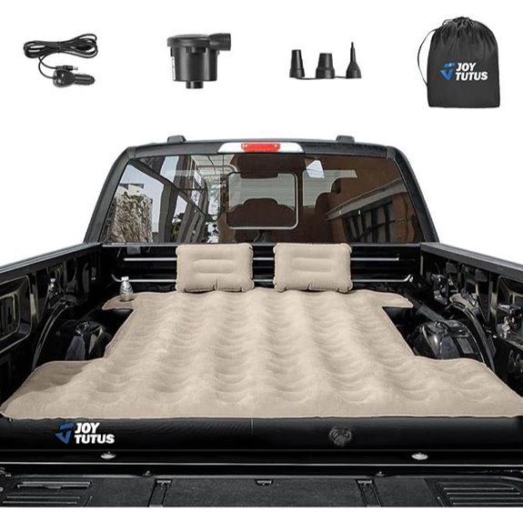 JOYTUTUS Truck Bed Air Mattress with Accessories