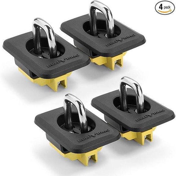 Bull Ring Classic Truck Bed Tie Down Anchors (4 Pack)