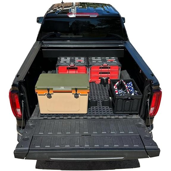 Tmat Truck Bed Organizer with Slide-Out Mat