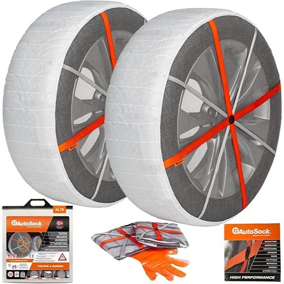 AutoSock Snow Socks for Trucks (Pack of 2)