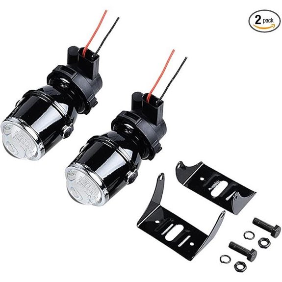 Astra Depot 2pcs 55W H3 Fog Lights with Mounts