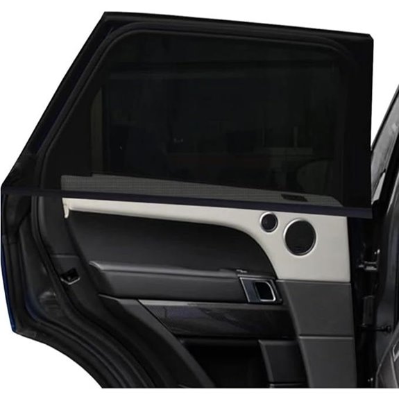 2-Pack Large Car Window Screen Mesh Sun Shade