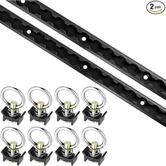 L Track Tie Down System with Fittings (2 Pack)