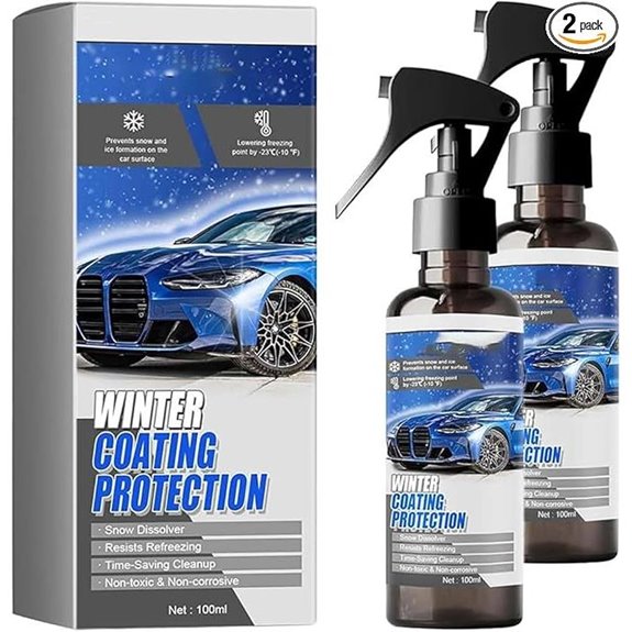 2PCS Car Windshield De-Icer Snow Melting Spray