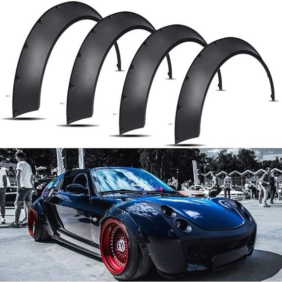 Dreamizer 4PCS Universal Car Fender Flares Set
