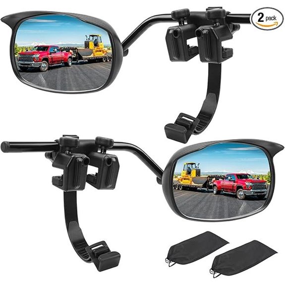 Universal Clip-On Towing Mirror Extensions Pair