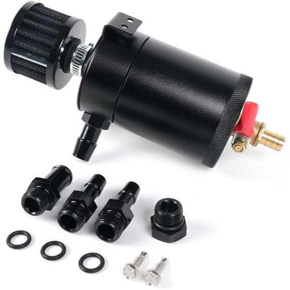 BARTOO Universal Oil Catch Can Kit with Filter