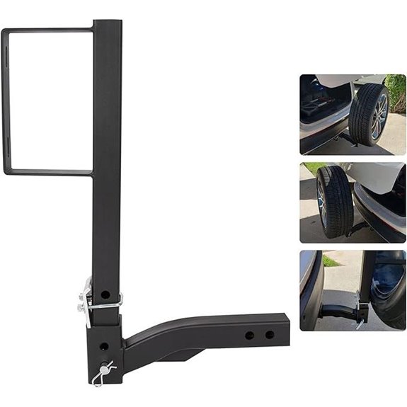 ECOTRIC Universal Spare Tire Carrier for SUV and Trailer