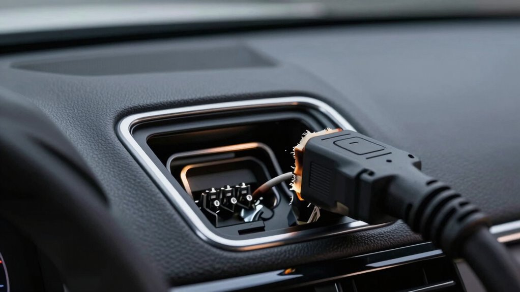 unplug obd2 devices safely