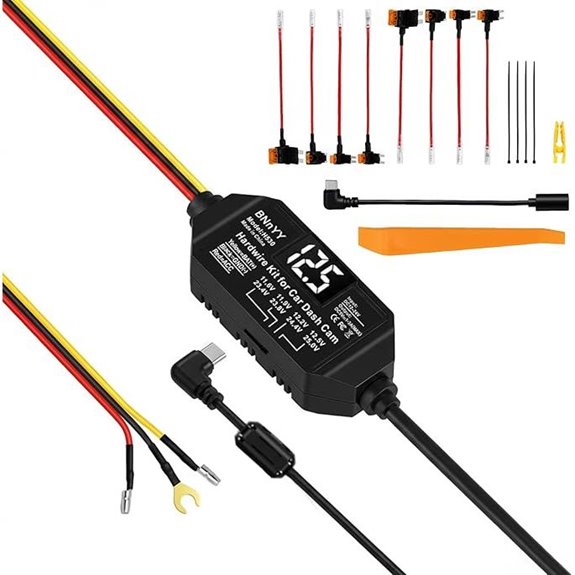 USB-C Dash Cam Hardwire Kit with Voltage Protection