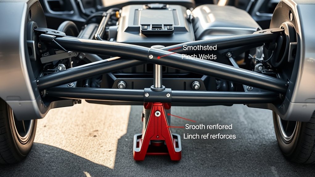 use designated lift points