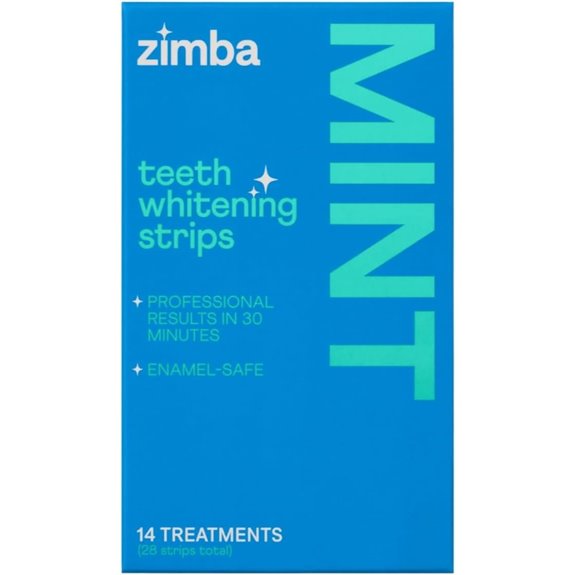 Zimba Vegan Teeth Whitening Strips 28 Count