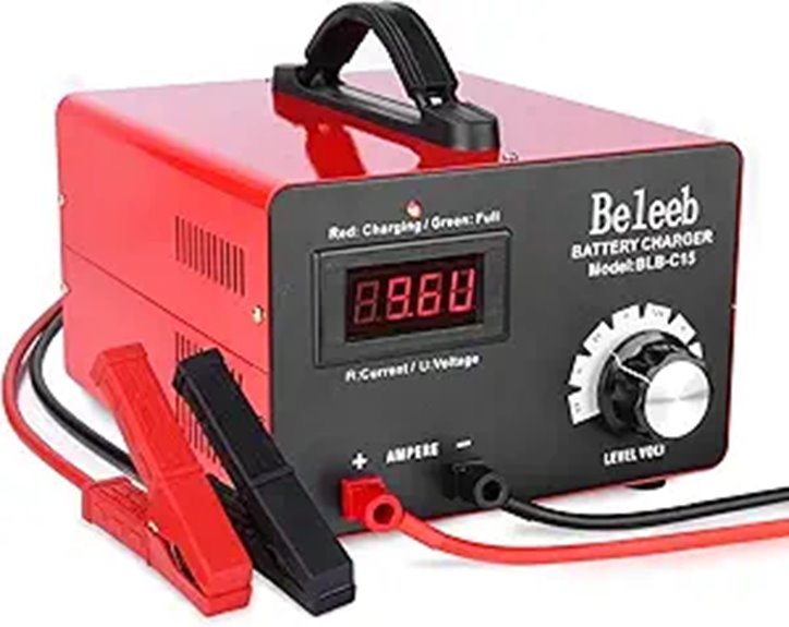 Multi-Voltage Battery Charger for Lead-Acid Lithium Batteries