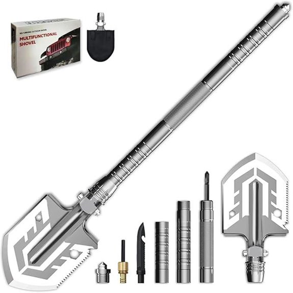 YANTOO Multipurpose Portable Camping & Survival Shovel