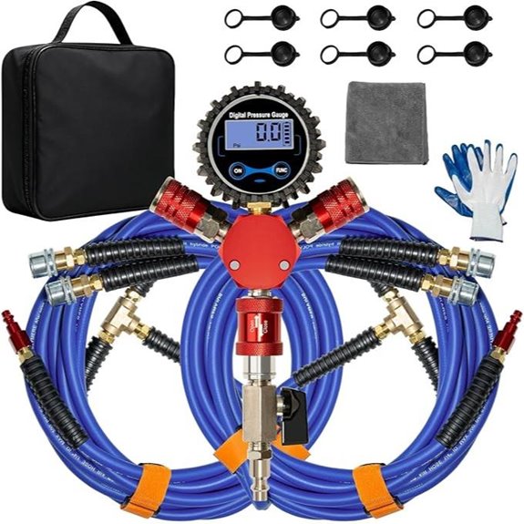 MILADO 4-Way Tire Inflator and Deflator Kit