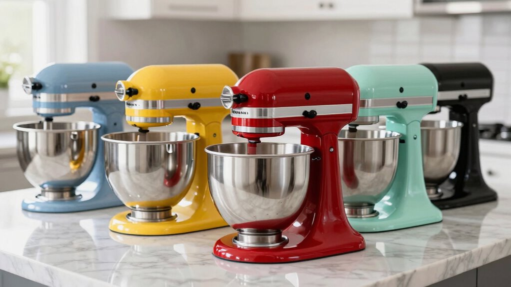 vibrant kitchenaid mixer colors