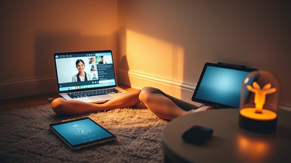 virtual support and connection