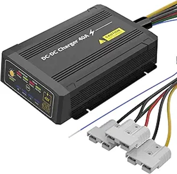 12V 40A Waterproof DC to DC Charger with MPPT