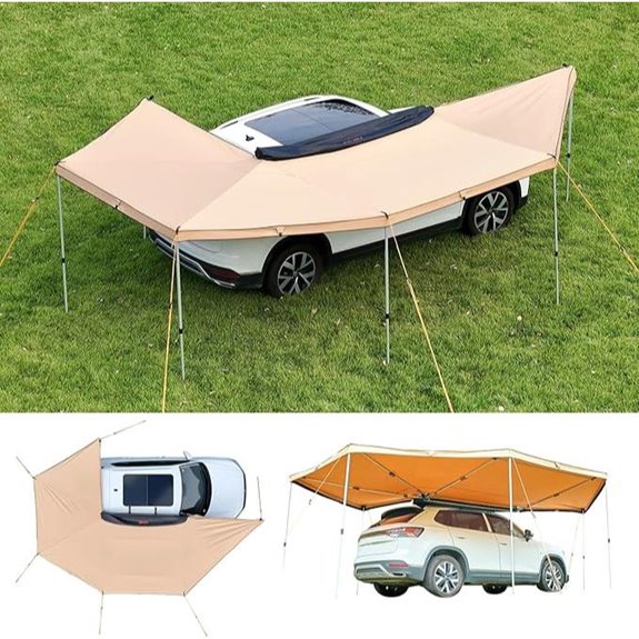 VEVOR 270° Waterproof Vehicle Awning for Camping