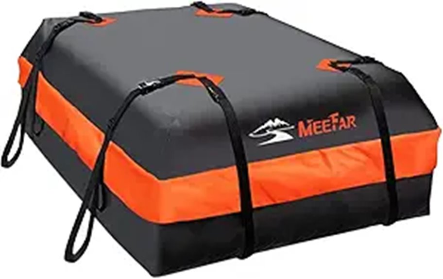 MeeFar Car Roof Bag Waterproof Cargo Carrier (15 cu ft)