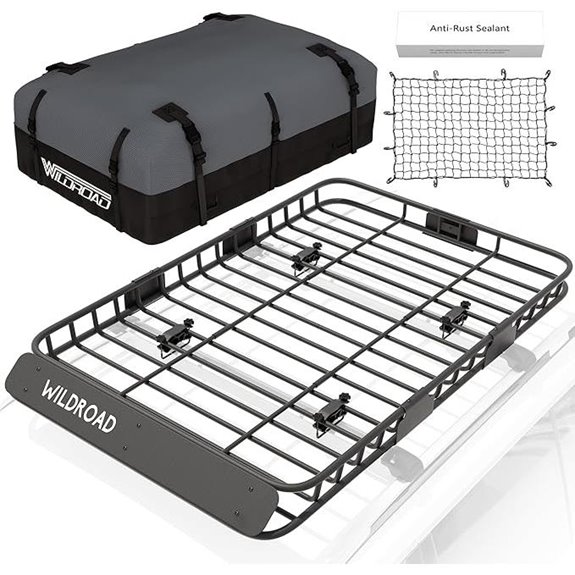 Wildroad Roof Cargo Carrier with Waterproof Bag and Bungee