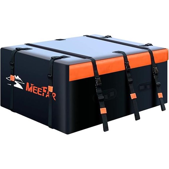 MeeFar Waterproof Rooftop Cargo Carrier with Straps