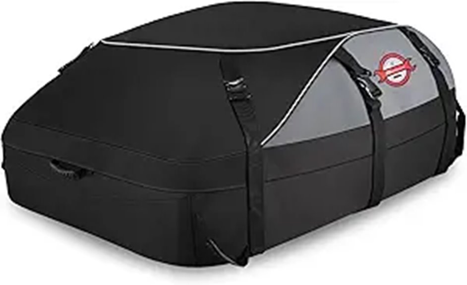 Sailnovo Waterproof Rooftop Cargo Carrier with Tie-Down