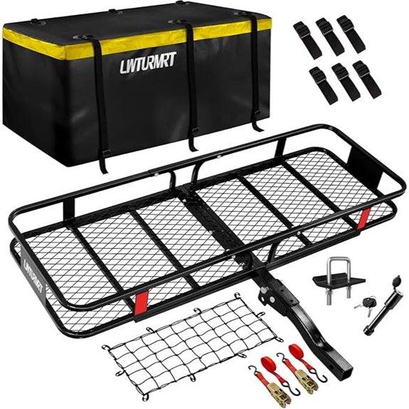 Hitch Cargo Carrier with Waterproof Bag Rust-Resistant
