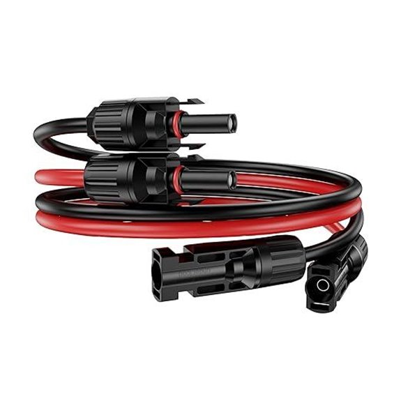 3Ft Waterproof Solar Extension Cable Kit