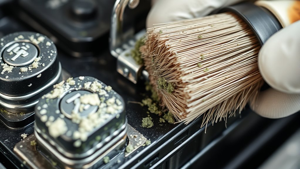 wear gloves and glasses