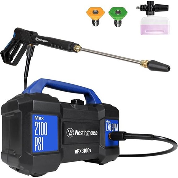 Westinghouse Electric Pressure Washer with Foam Cannon