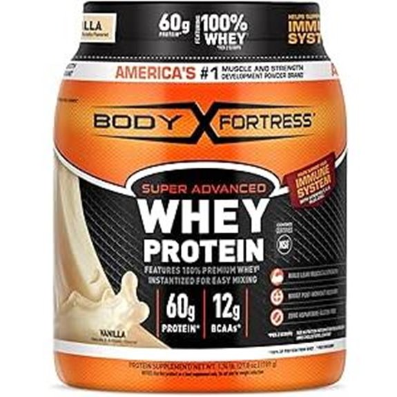 Body Fortress Whey Protein Powder with Vitamins