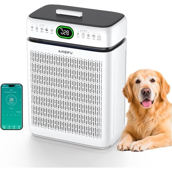 Large Room Air Purifier with WiFi and HEPA