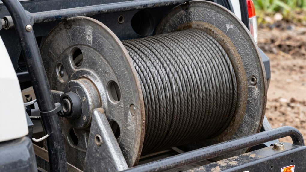 winching line layers weakness