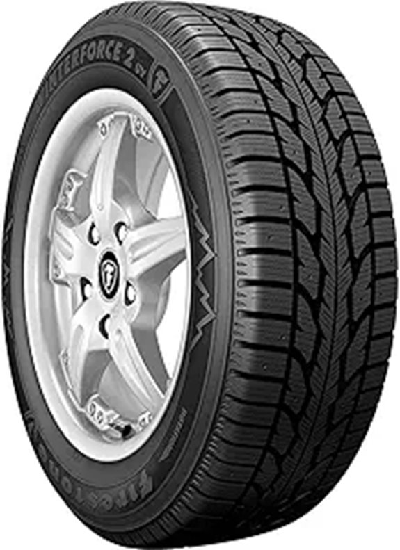 Firestone Winterforce 2 UV Winter/Snow SUV Tire 225/65R17 102 S