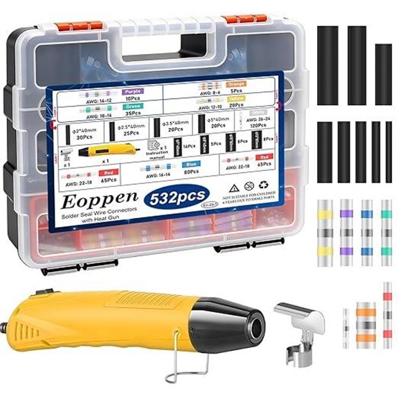 Heat Gun Kit for Wire Connectors & Shrink Tubing