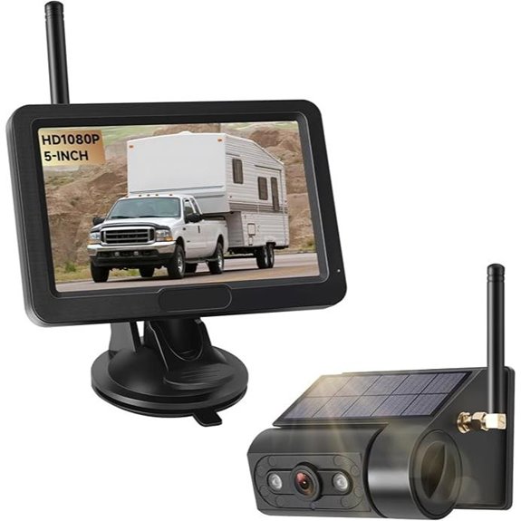 Wireless Backup Camera with 5 HD Monitor
