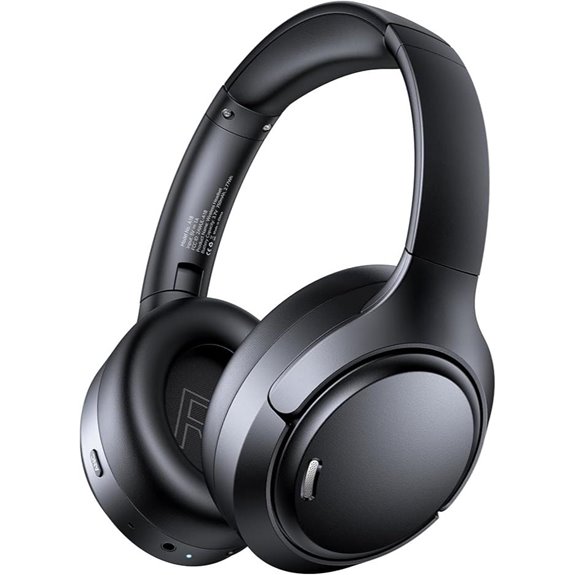 Hybrid Wireless Noise Cancelling Headphones with Mic