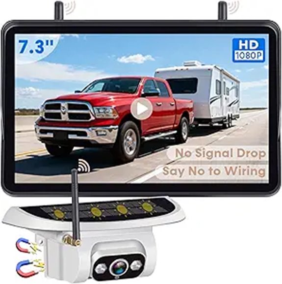 Wireless RV Backup Camera with Monitor for Towables