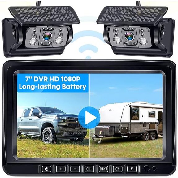 Wireless RV Backup Camera with 7-Inch Monitor