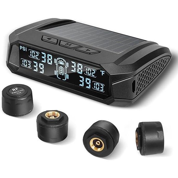 Wireless RV Tire Pressure Monitoring System with Sensors