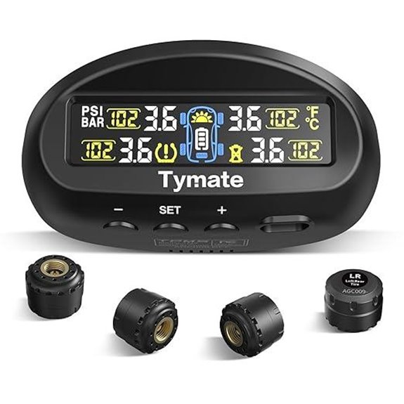 Tymate TM9 Wireless Solar Tire Pressure Monitor