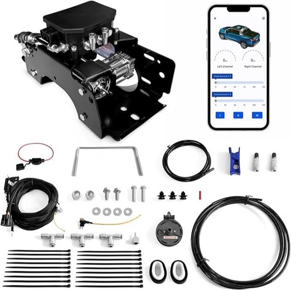 Wireless Air Compressor System with App for Trucks